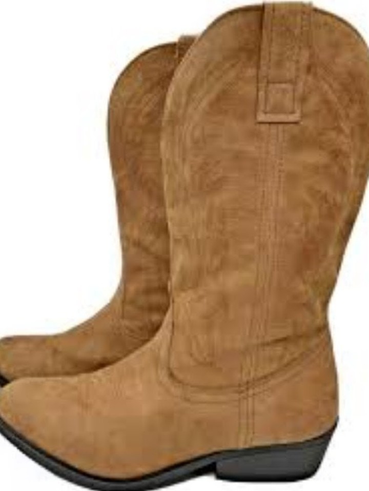 Western Boho Brown/Tan Cowboy Boots Women's